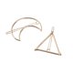 thumbnail image 4 of unbranded 2Ud Clip De Dorado Con Triangular Para Femenina, 4 of 6