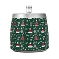 thumbnail image 7 of Yayeee Ashtray with Lid for Cigarette Smokeless Stainless Steel Home Ash Holder, Red Christmas Trees, 7 of 7