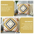thumbnail image 4 of ADDHAT Funda De Almohada Tufted Con Borlas Para Uso En De Y Dormitorio, 4 of 7