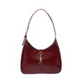 thumbnail image 1 of Bolso de hombro RoseSeek Vintage Hobo de piel sintética burdeos, 1 of 6