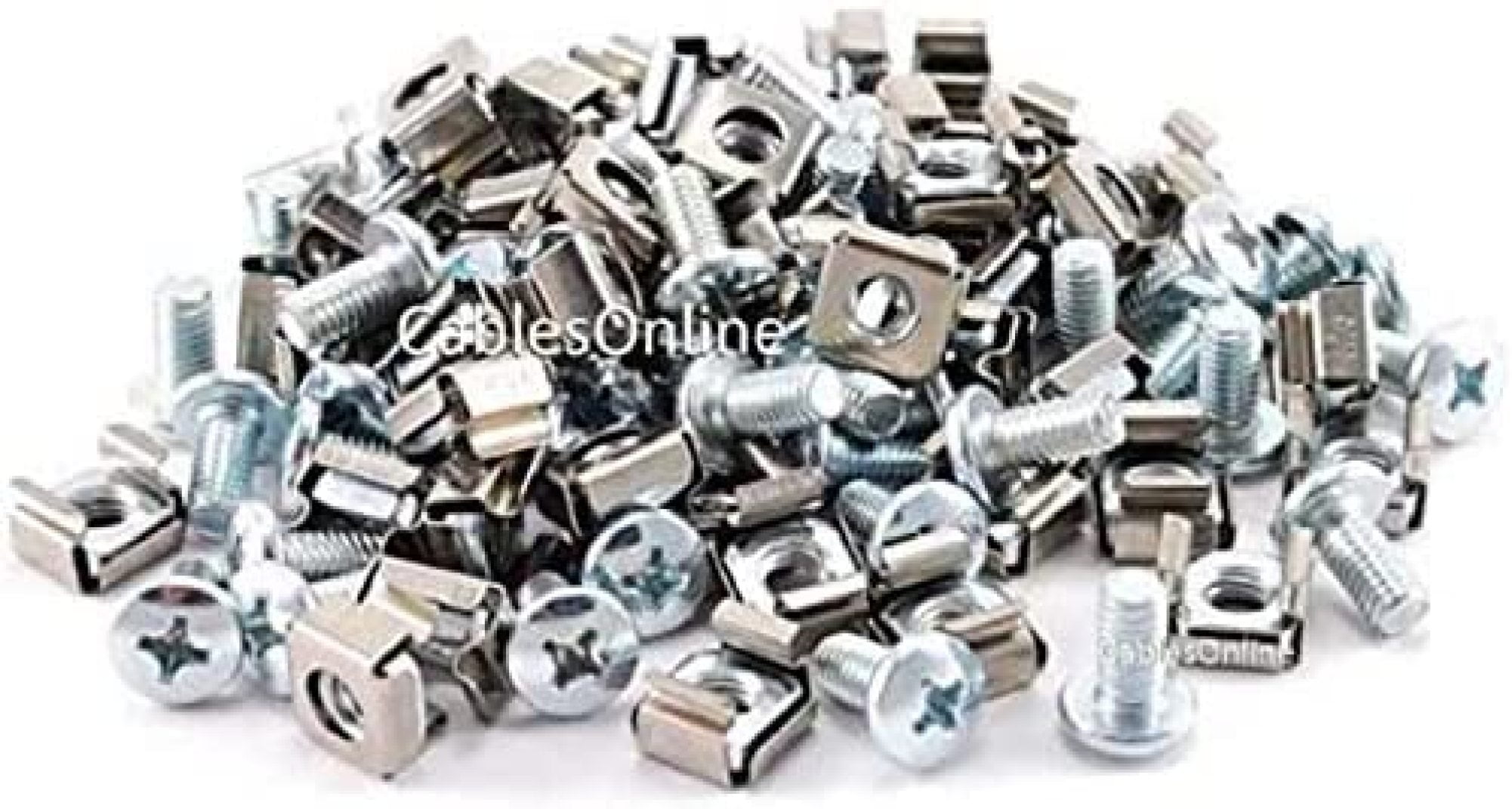 50 Piece Server Rack & M6 Cage Nuts & Mounting