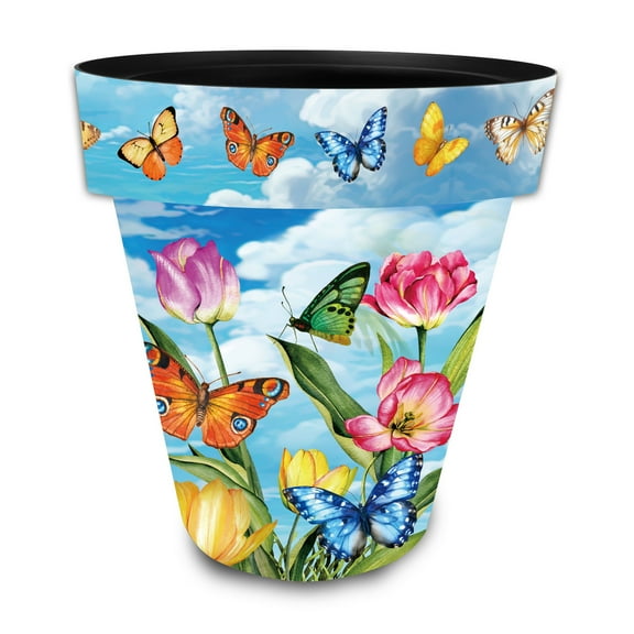 Briarwood Lane Sunshine Butterflies Large Planter