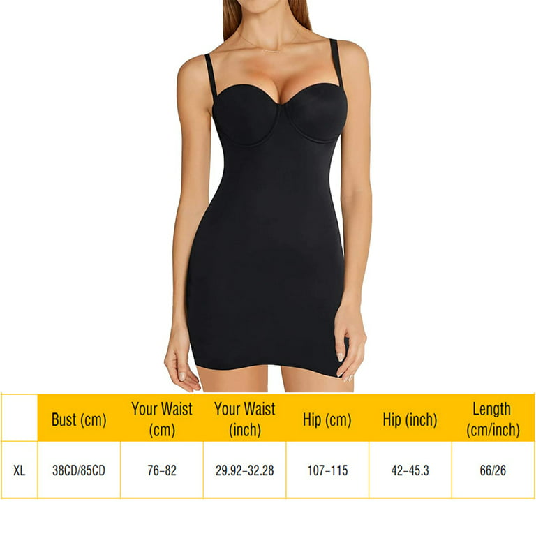Women#39;s Dress Full Slip Bodysuit Lingerie Body Shaper With