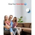 thumbnail image 7 of SITERWELL Hardwired Interconnected Smoke Detector, Photoelectric Smoke Alarm with 9V Backup Battery, Fire Alarm with Test/Silence Button, ETL-9th Listed, GS562A, 4 Packs, 7 of 7