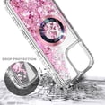 thumbnail image 3 of NageBee Designed for iPhone 11 Magnetic Case for MagSafe, Tempered Glass Screen Protector/Wrist Strap Lanyard, Glitter Floating Liquid Cute Case (Rose Gold), 3 of 6