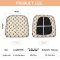 thumbnail image 3 of Light Color Cartoon Unicorn Pattern Seat Covers for Dining Room Chairs Set Of 4,Stretch Printed Washable Chair Seat Cover with Elastic Ties and Button,Removable Waterproof Couch Cushion Covers, 3 of 6