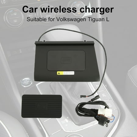 

SPRING PARK Durable Non-slip Wireless Charger 15W Fast Charging Efficient Car Phone Charger Pad for Tiguan L 2017-2021