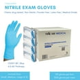 thumbnail image 3 of TRICARE Medical Nitrile Exam Gloves, Blue, Small, 200 Count, Latex Free, Powder Free, 4.3 Mil, 3 of 6
