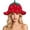 Red, variant on Plush Funny Hat For Adults Fruits Shape Scalloped Brim Party Hat Holiday Gathering Festive Plush Hat Orange