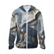 thumbnail image 1 of Balery Mountain White Dragon Sudadera ligera de manga larga con capucha y protección solar UPF 50+ para hombre y mujer, ideal para pesca y running-X-Large, 1 of 7