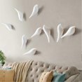 thumbnail image 1 of 2 Pack Bird Wall Hook Coat Hook Wooden Coat Hanger Wall Mount Art Deco for Towel Hat Rack in Entrance Bathroom Kitchen, 1 of 3