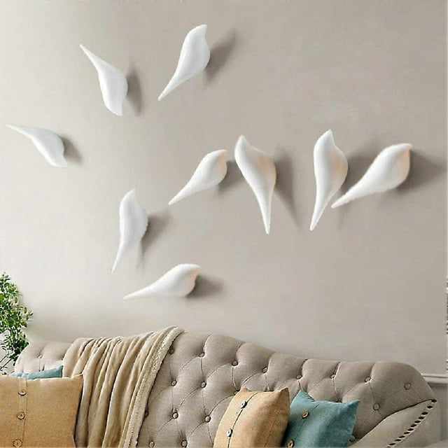 2 Pack Bird Wall Hook Coat Hook Wooden Coat Hanger Wall Mount Art Deco for Towel Hat Rack in Entrance Bathroom Kitchen