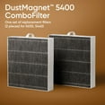 thumbnail image 3 of BLUEAIR DustMagnet 5400 Series ComboFilter, Genuine Replacement Filter for DustMagnet 5440i, 5410i Home Air Purifiers for Dust, Virus, Bacteria, Smoke and Allergies, 3 of 7