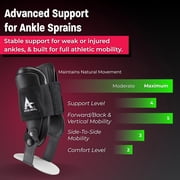 Active Ankle T2 Adjustable Ankle Brace, Black, Large