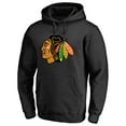 thumbnail image 2 of Men's Black Chicago Blackhawks Raise the Banner Pullover Hoodie, 2 of 3
