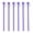 Purple, variant on REGALWOVEN 6 Pcs Reusable Straws, Solid Color Silicone Straws, Drinking Straws for 40 oz Tumbler, Dishwasher Safe Straws Purple