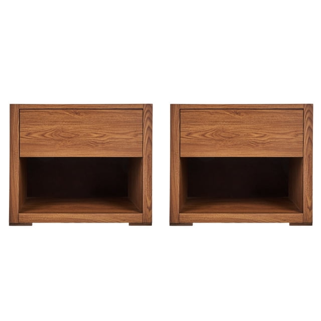 Set de 2 Buros Vanessa Nogal - Kessa Muebles