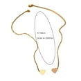 thumbnail image 5 of AOOOWER 3 Hearts Choker Necklace Stainless Steel Neck Ornament Trendy Women's Neck Chain, 5 of 18
