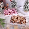 thumbnail image 4 of BNNG Christmas Ball Ornaments Set（26pcs）- Hanging Christmas Tree Ball Decorations in 6 Styles and 3 Sizes Shatterproof No Color Fading for Xmas Holiday Party Wedding Decor, 4 of 8