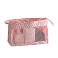 thumbnail image 3 of Bolsa de lavado de maquillaje de viaje de gran capacidad y tela de malla portátil y multifuncional, 3 of 6