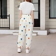 thumbnail image 5 of Mercatoo Toddler Kids Cotton Linen Harem Pants Baby Boys Girls Elastic Long Casual Loose Joggers Bloome𝐫s Summer Cute Baggy Pants, 5 of 6