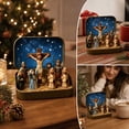 thumbnail image 4 of Mini Crucifixion Scene Set in Tin Box Hand‑Painted Jesus Crucifix Figurines Portable Pocket Religious Tabletop Decor Travel Faith Keepsake Stocking Stuffer Meaningful Christian Gift, 4 of 8