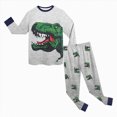 thumbnail image 5 of NOLDARES Toddler Boys Pjs Pajama Set 2 Piece Cotton Long Sleeve Top and Pants Print Comfy Sleepwear Boys Toddler 6-12 Months 12-24 Months 2t 3t 4t 5t 6t 7t 8t 9t Children,Grey,3-4 Y, 5 of 9