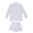 thumbnail image 7 of WAYUTE Womens Sets 2 Piece Outfits Casual Striped Cardigan Shorts Set Summer Beachwear Comfortable Outfit for Travel Vacation, 7 of 7