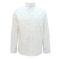 thumbnail image 1 of Camisa Simply Basic Talla M Manga Larga Lisa Blanca, 1 of 4