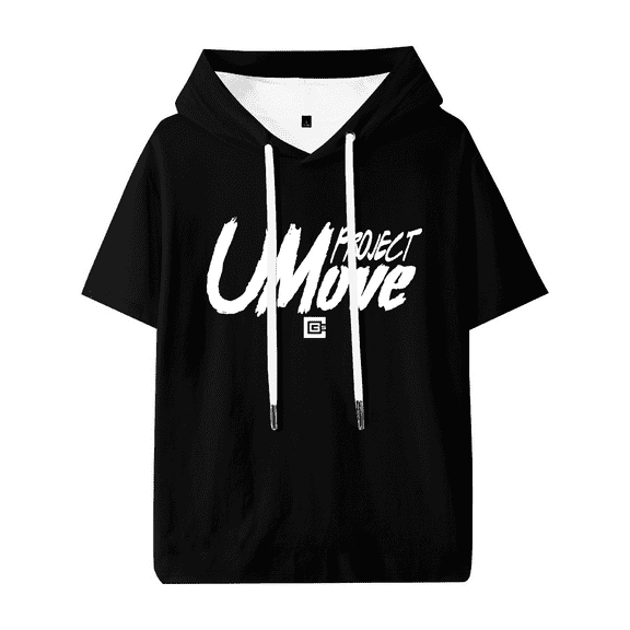 CG5 Merch Project UMove Hooded T-shirt Women Men Short Sleeve Tee Casual Fashion Tops