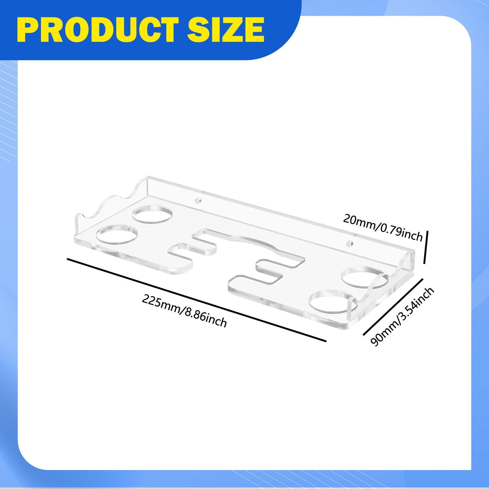 Ping Pong Paddle Holder Table Tennis Rack Racket Hanger Transparent Acrylic for Game Rooms Garages and Home Gyms
