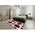 thumbnail image 4 of Ahgly Company Indoor Rectangle Patterned Deep Rose Pink Area Rugs, 8' x 12', 4 of 6