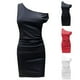 thumbnail image 5 of Vestido ajustado de color liso con hombros descubiertos: cómoda prenda informal de negocios/ropa de playa para el verano con cinturón, lavable a máquina, tallas reales S-XL, 5 of 6