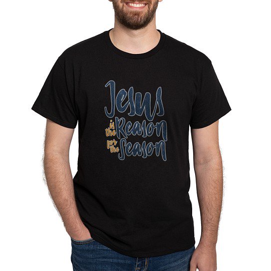 CafePress - Jesus Is The Reason T Shirt - Men's Classic Cotton T-Shirts
