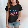 thumbnail image 2 of K pop Demon Chandail pour Filles, T-Shirt Graphique Mignon avec Dessin Animé, T-Shirt Tendance et Drôle, Chandail pour Enfants, Hauts Roses, Manches Courtes, Col Ras du Cou, 2 of 4