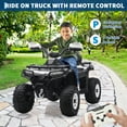 thumbnail image 2 of EDTara 12V Toddler Electric Car with Remote Control, Kids Ride On Car with Bluetooth USB Music Player, 2x35W Motor, LED Headlights, 2 of 8