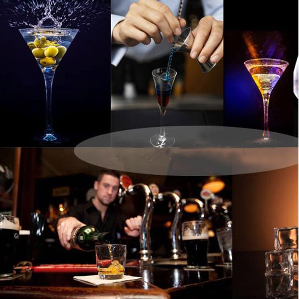 25/50ml Measure Cup Stainless Steel Shaker Cocktail Cup Dual Shot Drink