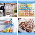 thumbnail image 3 of 20PCS Reusable Vacuum Bags Food Storage Bags Vacuum Sealer Bags Freezer Bags Storage Bag for Fruits Vegetables Meat Fish Bread with Sealing Clip 30x34cm, 3 of 3