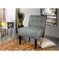 thumbnail image 4 of MJL Furniure Designs MJL Furniture Samantha Largo Button Tufted Accent Chair Green, 4 of 5