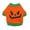 Orange, variant on Thin Halloween T-Shirt for Cats and Dogs - Festival for Teddy Breeds with Funny and Lightweight Design - Black