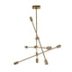 thumbnail image 3 of Lámpara De Araña Para Comedor, Diseño único De Hierro De Primera , Lámparas Colgantes De Estilo Geométrico, 6 Luces Para Hotel, Hogar, Oficina, 3 of 7
