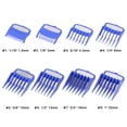 thumbnail image 2 of Juego de peines guía de 8 tamaños Peines de corte para cortadora de cabello Peines de límite, 2 of 6