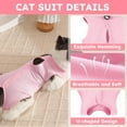 thumbnail image 5 of Tingzi Cat Recovery Suit for Abdominal Wounds,Cat Onesie for Cats After Surgery Cone of Shame Alternative Surgical Spay Suit for Female Cat, 5 of 7