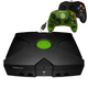 thumbnail image 1 of Microsoft Xbox Original Gaming Console with 2 Retrofam Controllers (Refurbished), 1 of 5