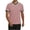 Pink, variant on BVnarty Men's Solid Color Short Sleeve V-Neck T-Shirt Jersey Style Breathable Summer Casual Sports Daily Wear Top Yellow XXXL