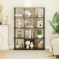 thumbnail image 4 of Costway 12-Cube Bookcase 57" Tall Freestanding Bookshelf Industrial Shelf Display Rack, 4 of 10