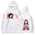 thumbnail image 1 of Sudadera con capucha de Anime japonés Demon Slayer para mujer, suéter con estampado de Kamado Nezuko, ropa de calle cálida de talla grande, Harajuku, otoño, 1 of 1