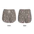 thumbnail image 3 of Balery Retro Bunny Pantalones cortos deportivos para mujer con forro y dos bolsillos, elásticos, para entrenamiento, gimnasio, yoga-Small, 3 of 7