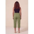 thumbnail image 2 of Catherines Women's Plus Size Stretch Knit Waist Cargo Capri, 2 of 6
