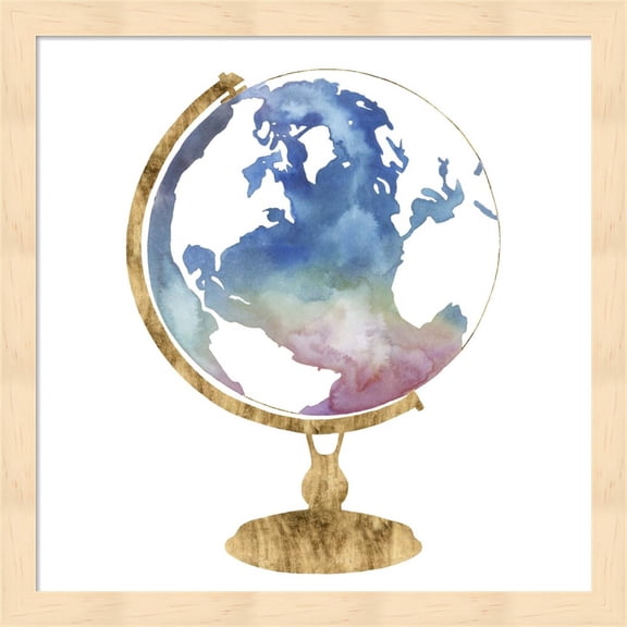 Adventure Globe I by Grace Popp, Framed Wall Art, 13.25W x 13.25H